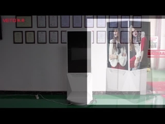 Double signage dégrossi d'intérieur de Digital kiosque debout facultatif de plancher de 43 pouces