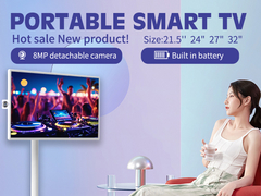 Affichage sans fil intelligent Android 32 poucesÉcran tactile avec caméra 5H 9H