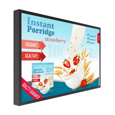 Qualité L'écran fixé au mur d'affichage à cristaux liquides d'intense luminosité installent l'affichage extérieur de Tft usine