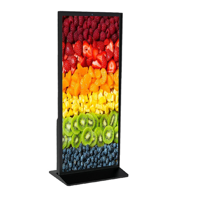 Lecteur publicitaire LCD 4K à écran complet avec 500 cd/m2 de luminosité