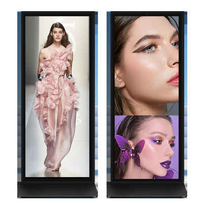 Écran d'affichage publicitaire 4K tactile de 70/75 pouces