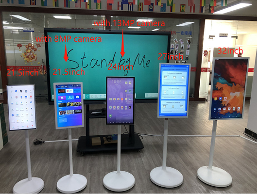 VETO Téléviseur intelligent portable sans fil à bord étroit mobile Android 12 affichage intelligent interactif