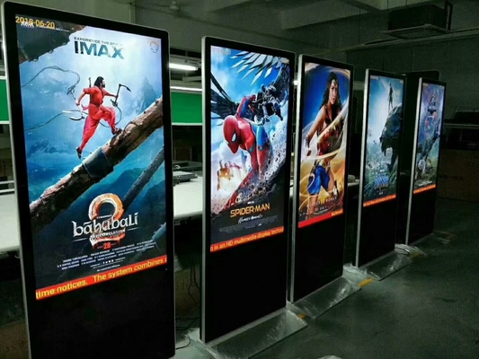 VETO 32-86 pouces Totem intérieur 500cd Lumière Android affichage numérique Lecteur multimédia LCD publicité Kiosque pour le centre commercial