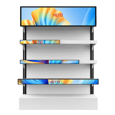 VETO 16,4 pouces affichage LCD à bande ultra large Écran publicitaire pour le supermarché