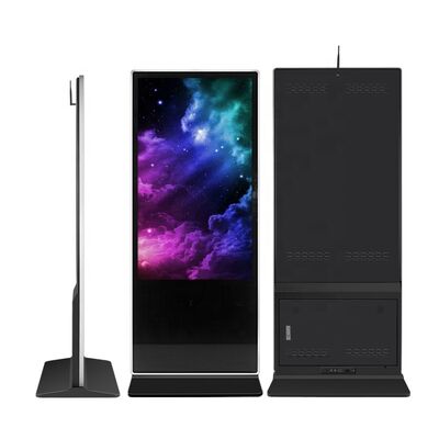 Qualité VETO 43 49 Signage numérique debout au sol de 55 pouces avec résolution 1920*1080 Android OS Kiosque d'écran tactile et durée de vie de 60000 heures usine
