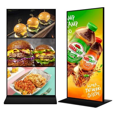 Qualité VETO 4K Affichage publicitaire LCD Android à écran complet avec une luminosité de 450 nits usine