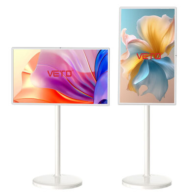 Qualité VETO Signage numérique debout au sol avec système d'exploitation Android tactile capacitif et affichage interactif de résolution 1920 × 1080 usine