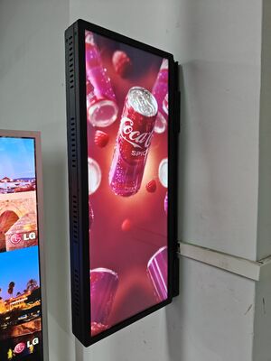 Qualité Écran LCD de 21,5 pouces monté au mur avec barre étirée et CMS intégré pour lecteur multimédia publicitaire Usine