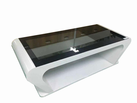 High Definition LCD Touch Screen Coffee Table 43 Inch 4mm Tempered Glass Protection