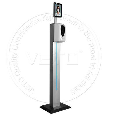 Qualité Détecteur de non contact de la température de reconnaissance des visages avec l'aseptisant automatique de main usine