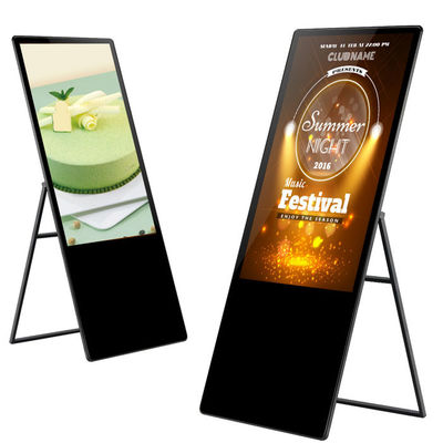 Qualité VETO Vente à chaud 43 49 55 pouces Portable Poater publicitaire intérieur écran tactile LCD capacitif Usine